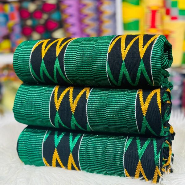 Elegant African Handwoven Kente - 6 Yards - Multicolor